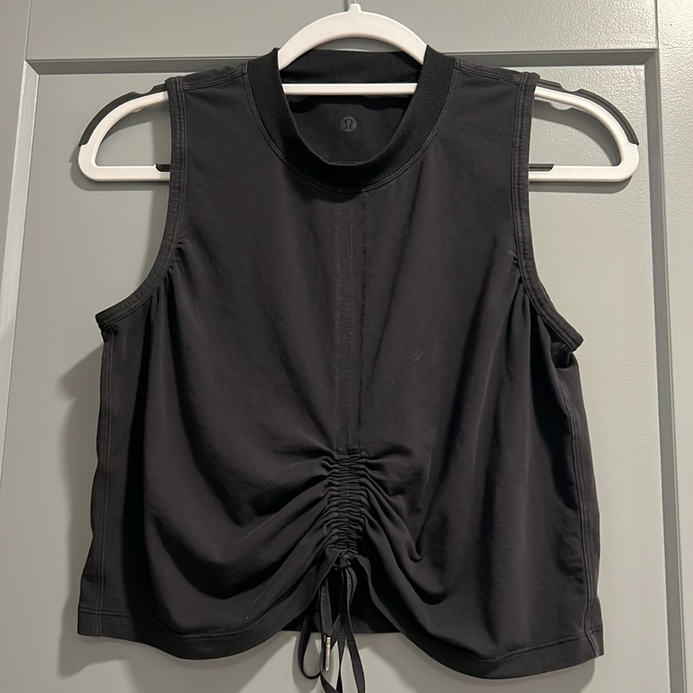 Lululemon Cropped Cinch Front Tank